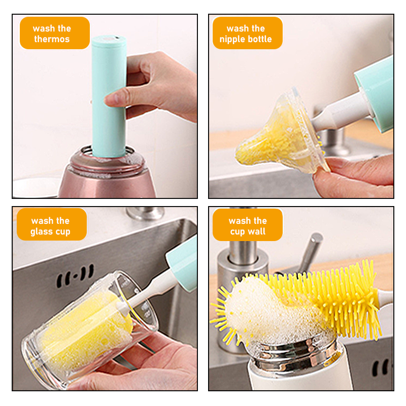 4 in 1 Bottle Gap Cleaning Brush